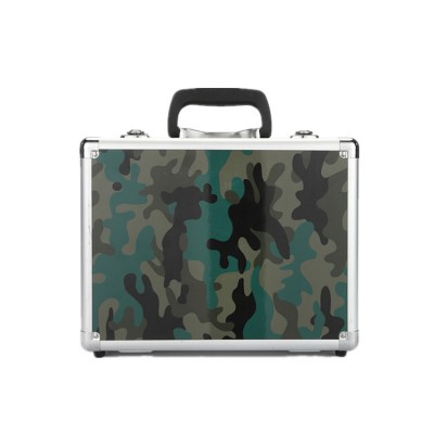 aluminum camo color carrying rifle gun case with foam inside