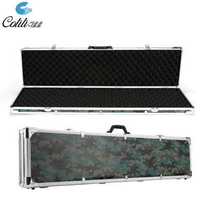 Excellent Quality Gun Box Professional Aluminum Strip Rifle Bow Case with foam